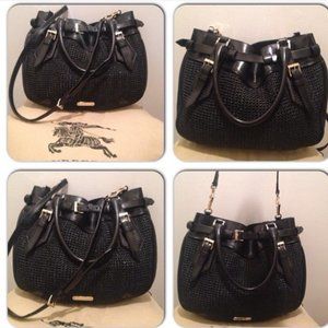 Burberry Satchel Handbag - image 1